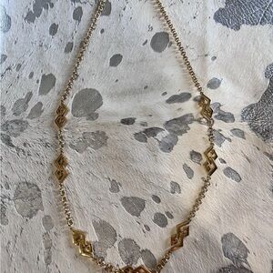 AUTHENTIC Gold Givenchy Double G Necklace